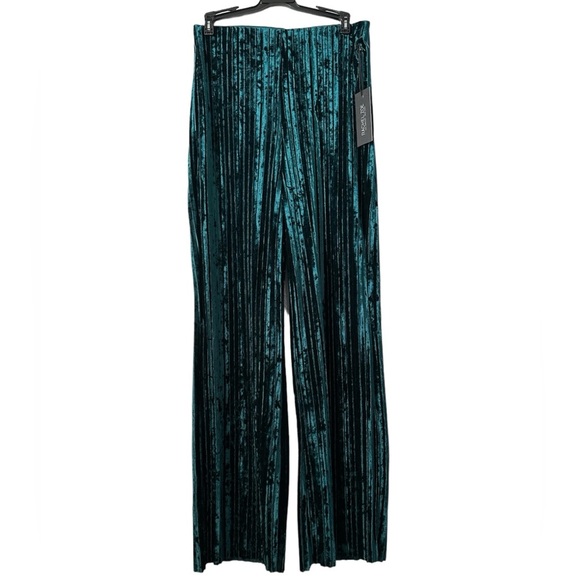 RACHEL ZOE Emerald Green Wide Leg Pants Size Small BNWT - Picture 1 of 6